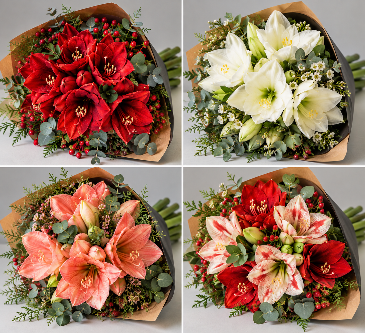 Le Bouquet rond d’Amaryllis