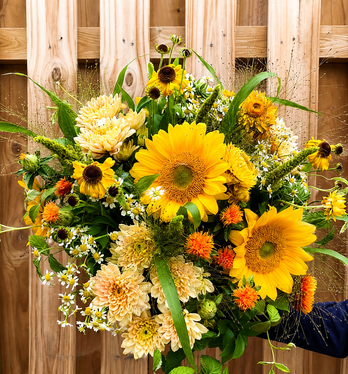 Bouquet couleurs chaudes